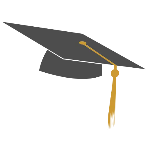 Graduation Cap Icon Representing SkillUp's Commitment to Education and Academic Excellence